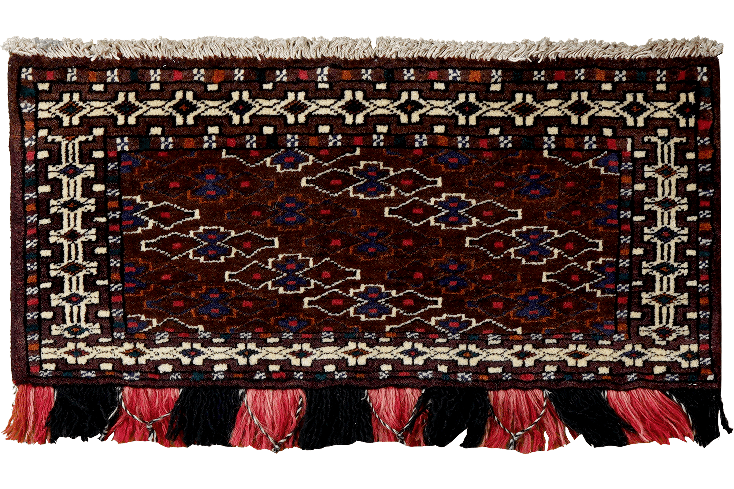 Turkman — Hand-knotted, 70x33 cm, Multicolor, 100% Virgin Wool | Main view