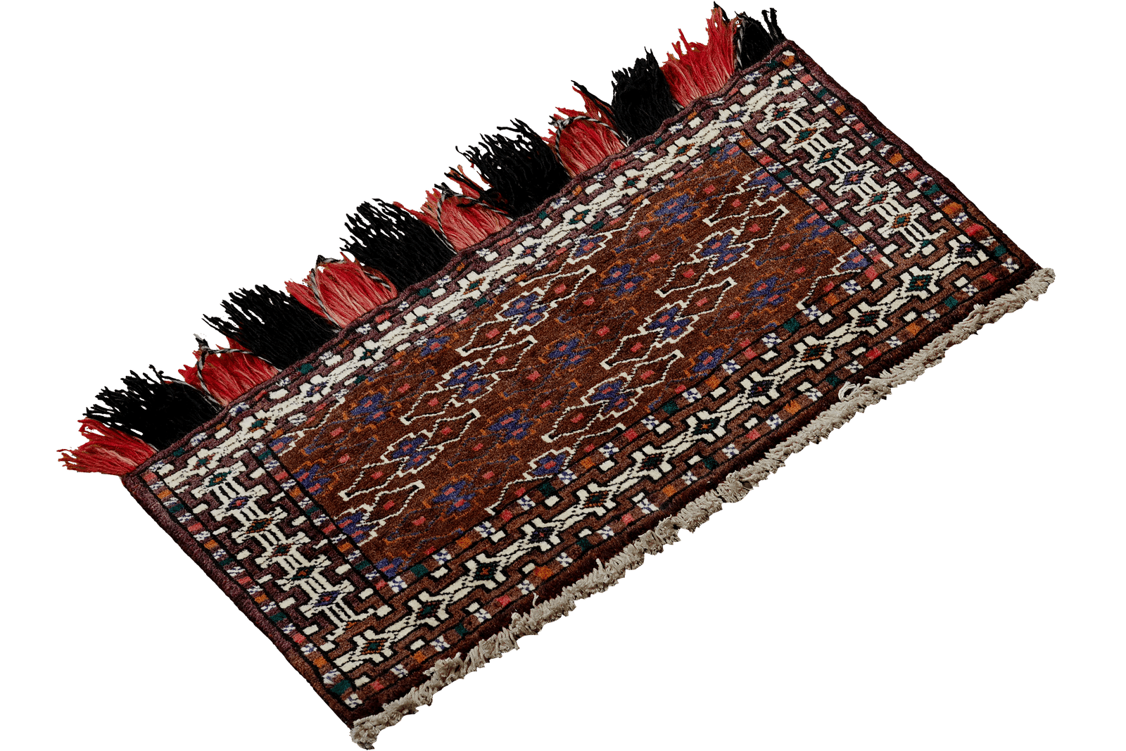 Turkman — Hand-knotted, 70x33 cm, Multicolor, 100% Virgin Wool | View 4