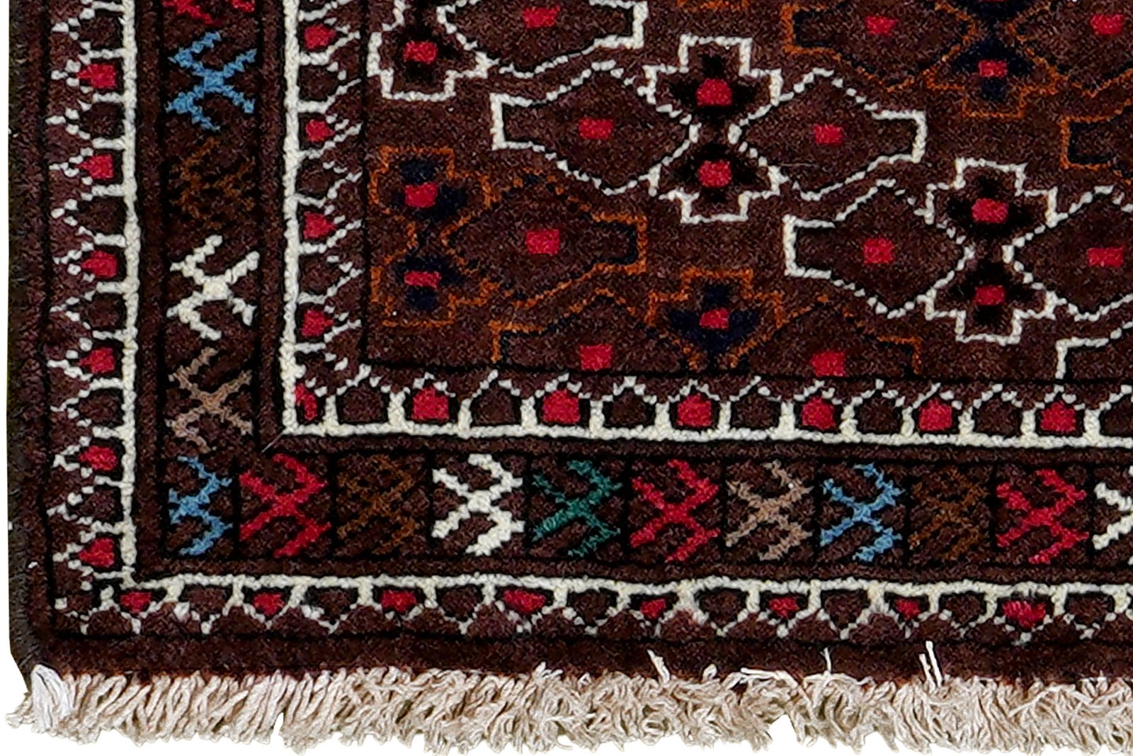 Turkman — Hand-knotted, 64x30 cm, Multicolor, 100% Virgin Wool | View 3