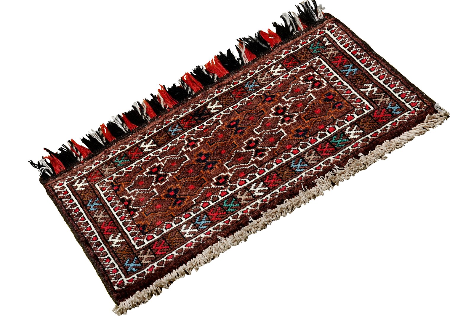 Turkman — Hand-knotted, 64x30 cm, Multicolor, 100% Virgin Wool | View 4