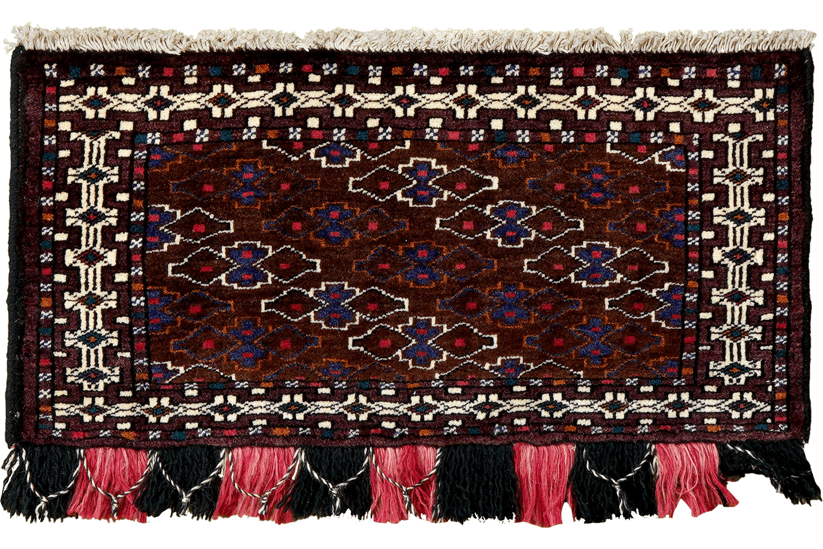 Turkman — Hand-knotted, 73x34 cm, Multicolor, 100% Virgin Wool | Main view