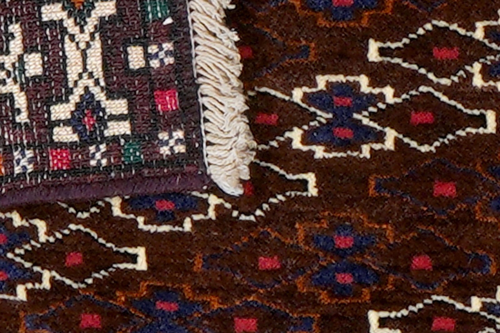 Turkman — Hand-knotted, 73x34 cm, Multicolor, 100% Virgin Wool | View 7
