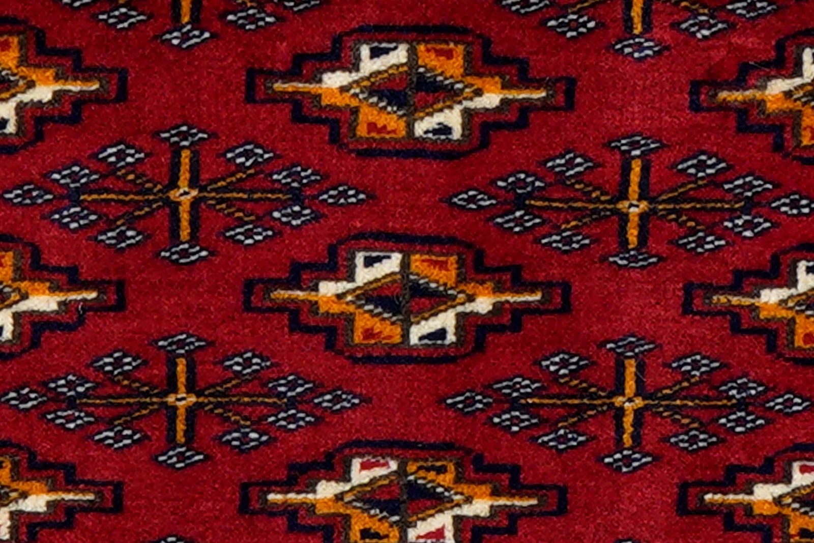 Turkman — Hand-knotted, 85x42 cm, Red, 100% Virgin Wool | View 6