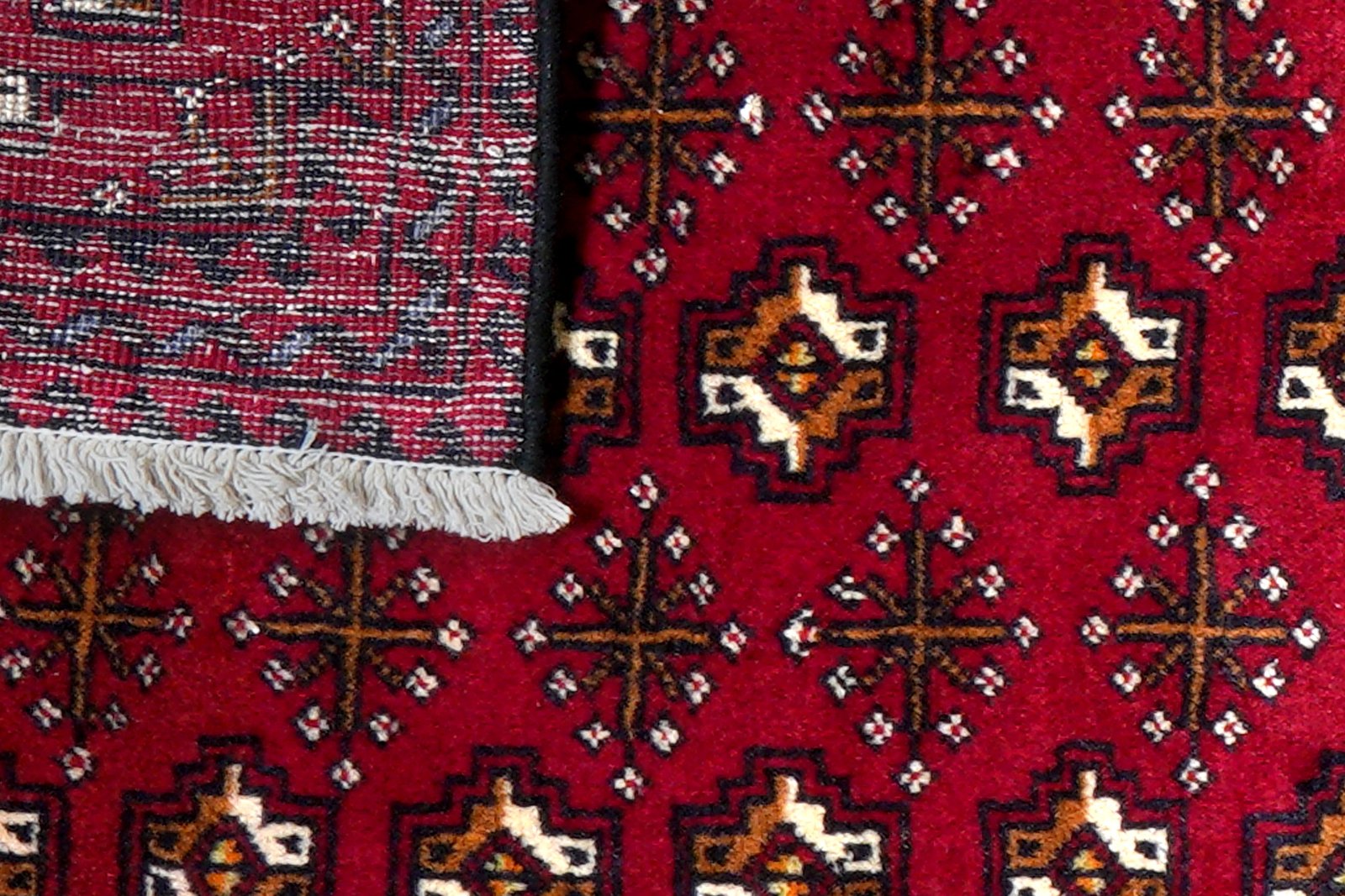 Belutch — Hand-knotted, 60x292 cm, Red, 100% Virgin Wool | View 7