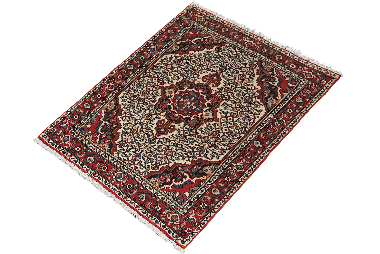 Bidjar Zandjan — Hand-knotted, 102x146 cm, Beige, 100% Virgin Wool | View 5