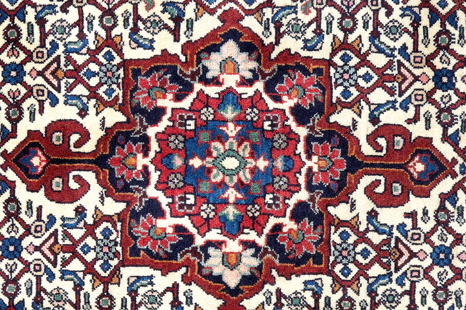 Bidjar Zandjan — Hand-knotted, 102x146 cm, Beige, 100% Virgin Wool | View 6
