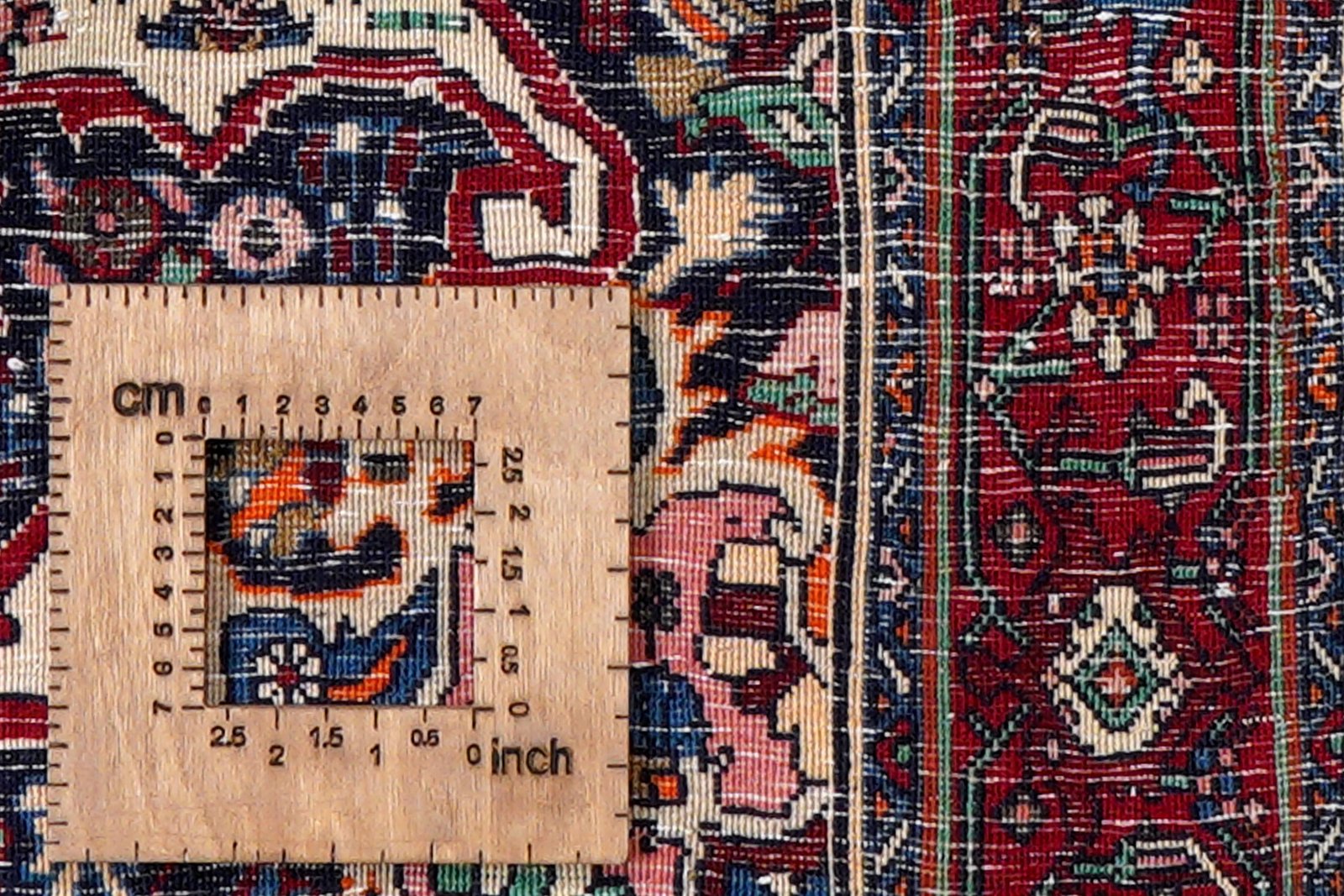 Bidjar Zandjan — Hand-knotted, 112x158 cm, Beige, 100% Virgin Wool | View 8