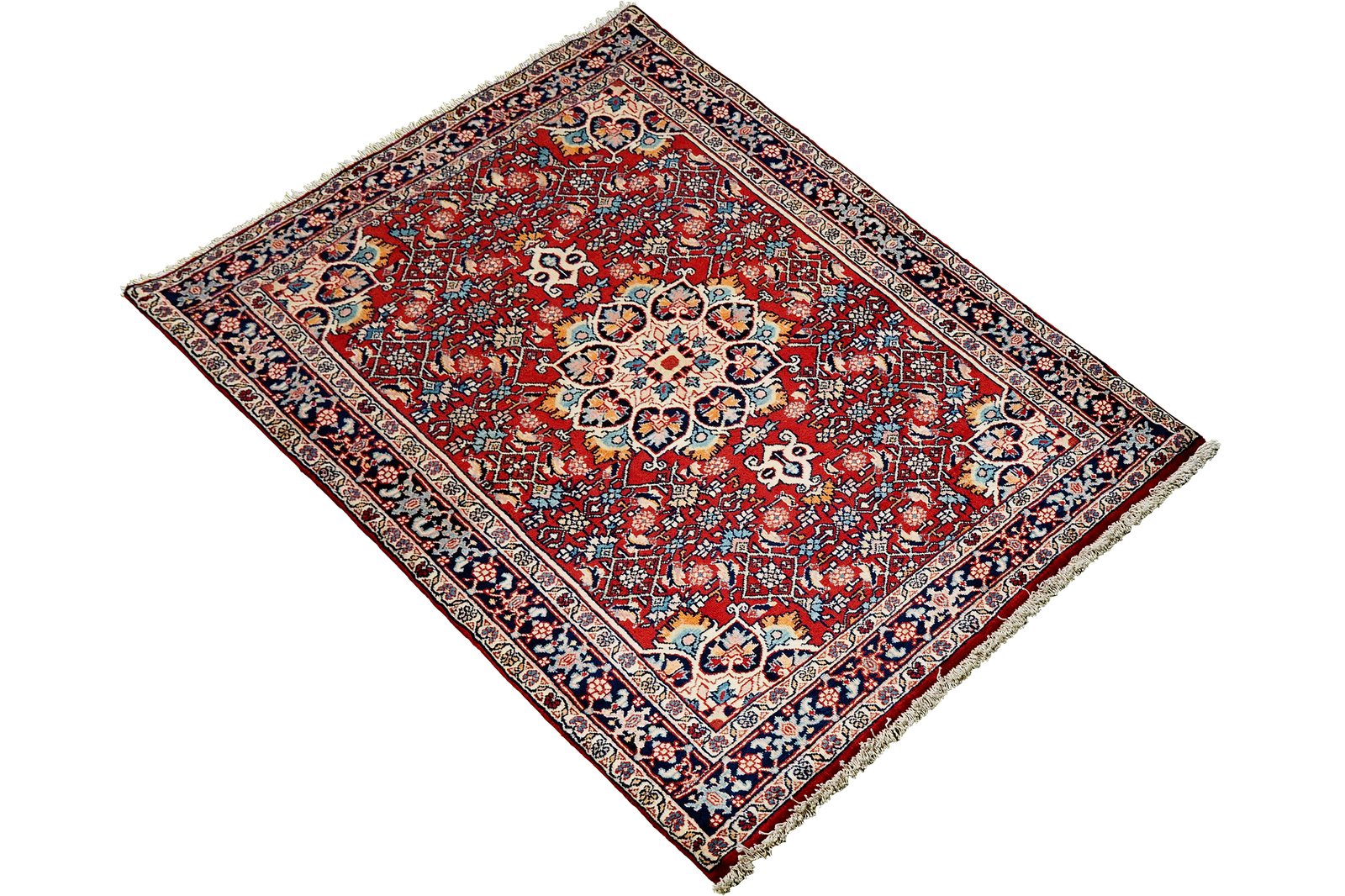 Bidjar Zandjan — Handgefertigt, 149x100 cm, Blau, 100% Virgin Wool | View 5