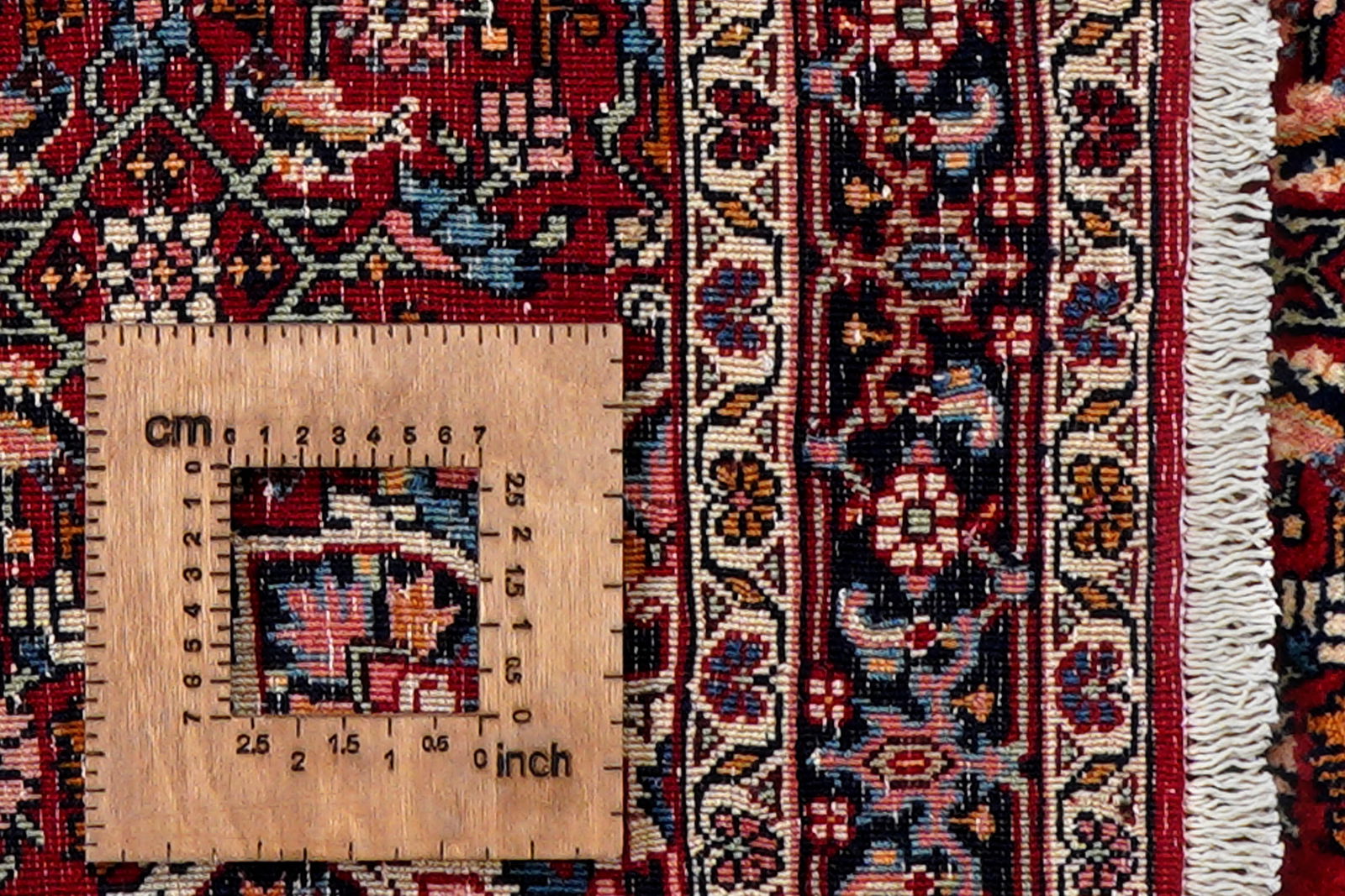 Bidjar Zandjan — Handgefertigt, 149x100 cm, Blau, 100% Virgin Wool | View 9