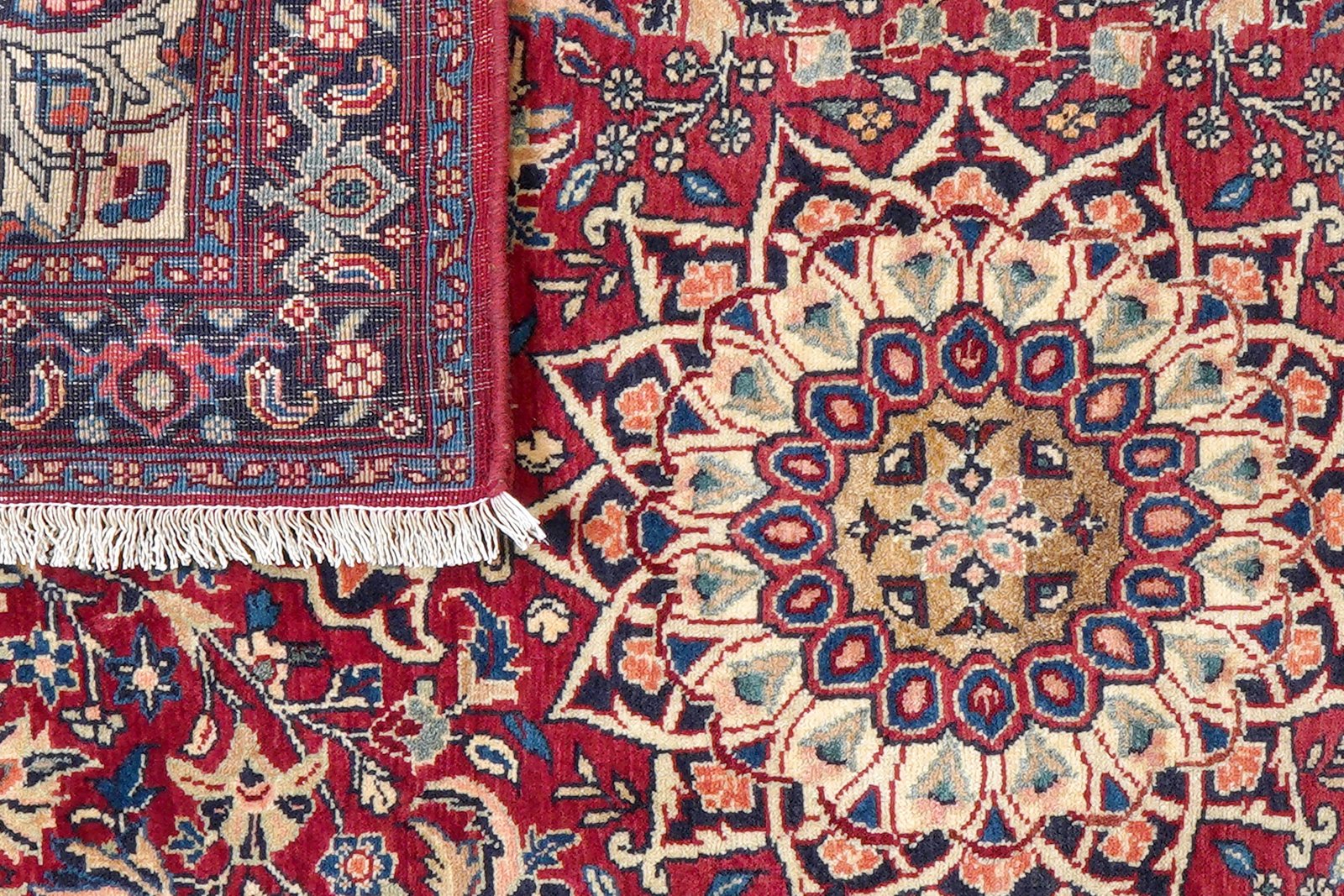 Bidjar Zandjan — Hand-knotted, 103x142 cm, Red, 100% Virgin Wool | View 7