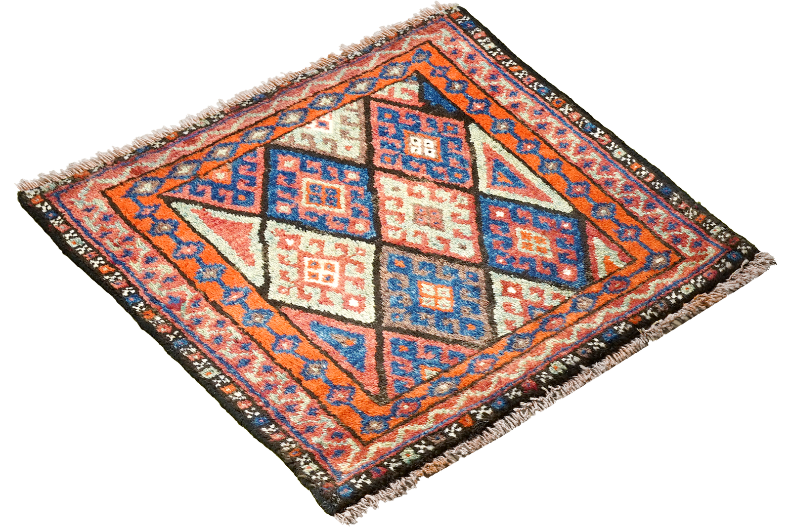 Gashgai — Hand-knotted, 66x67 cm, Multicolor, 100% Virgin Wool | View 4
