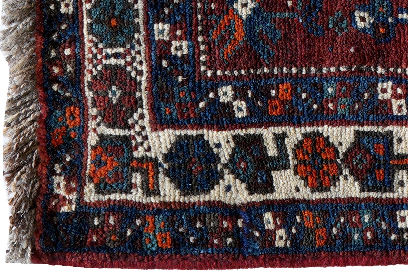 Gashgai — Hand-knotted, 63x57 cm, Multicolor, 100% Virgin Wool | View 3