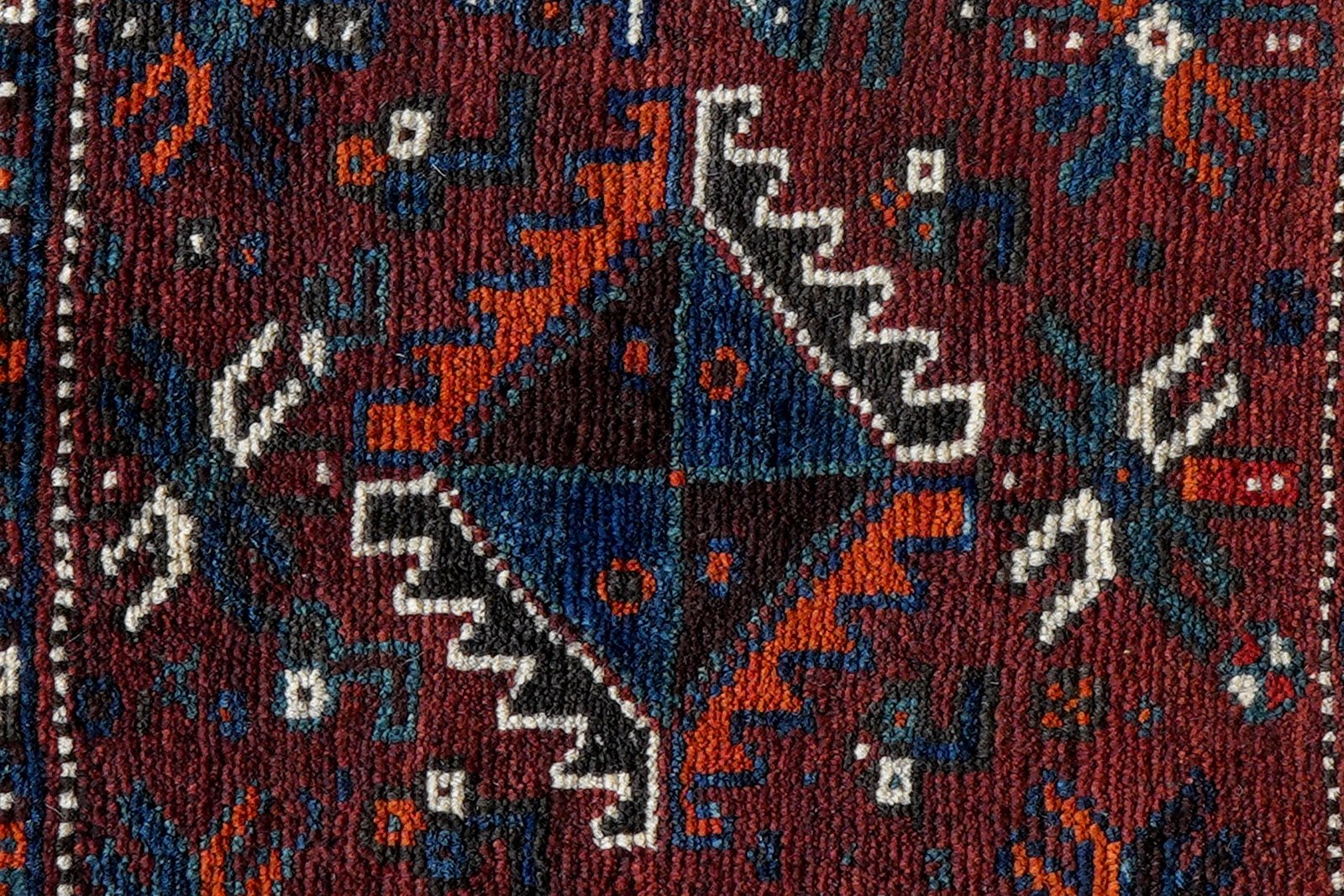 Gashgai — Hand-knotted, 63x57 cm, Multicolor, 100% Virgin Wool | View 6