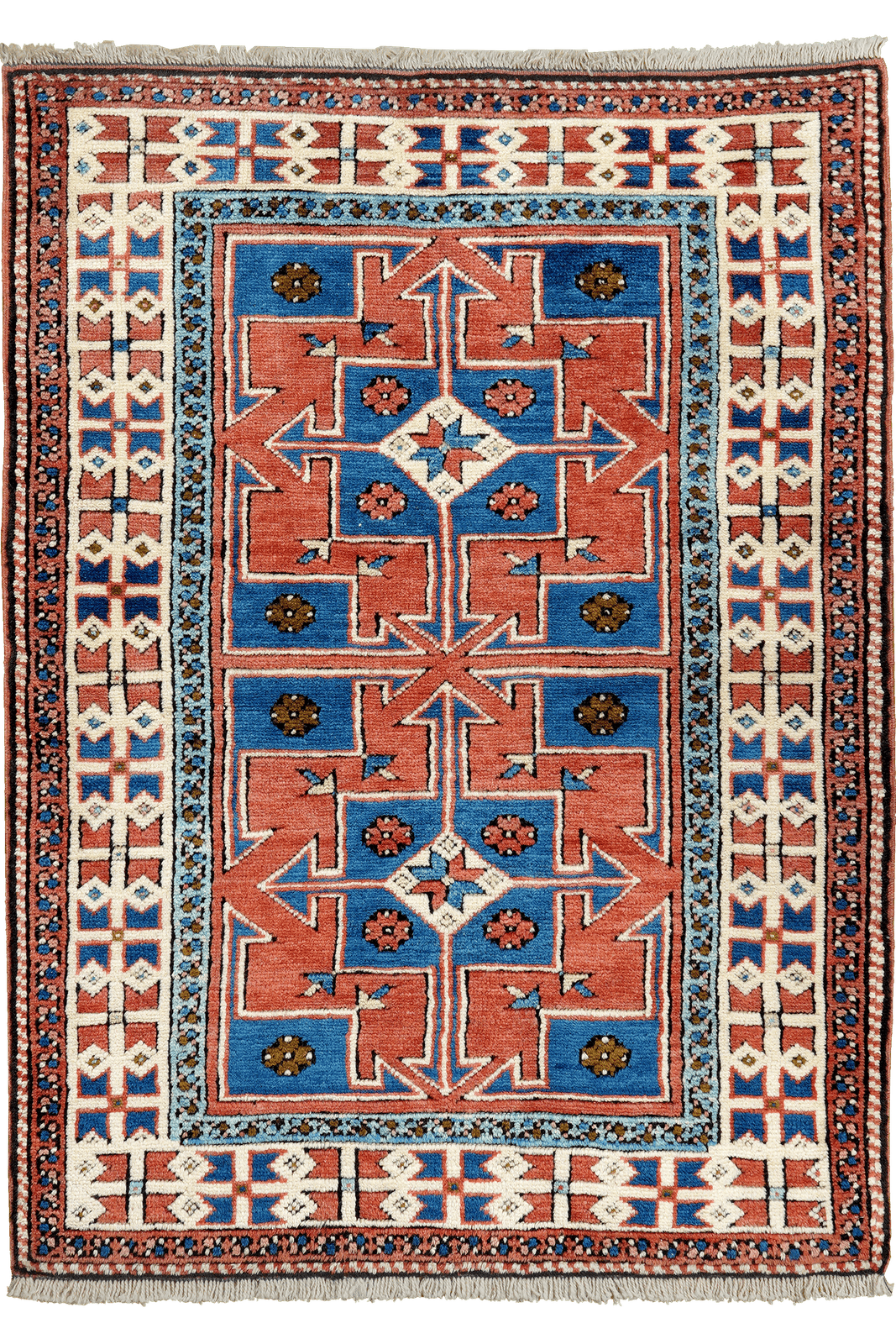 Kars — Hand-knotted, 85x118 cm, Multicolor, 100% Virgin Wool | Main view