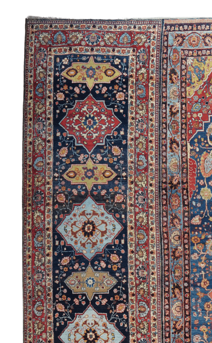 Tabriz — Hand-knotted, 351x410 cm, Beige, 100% Virgin Wool | View 3