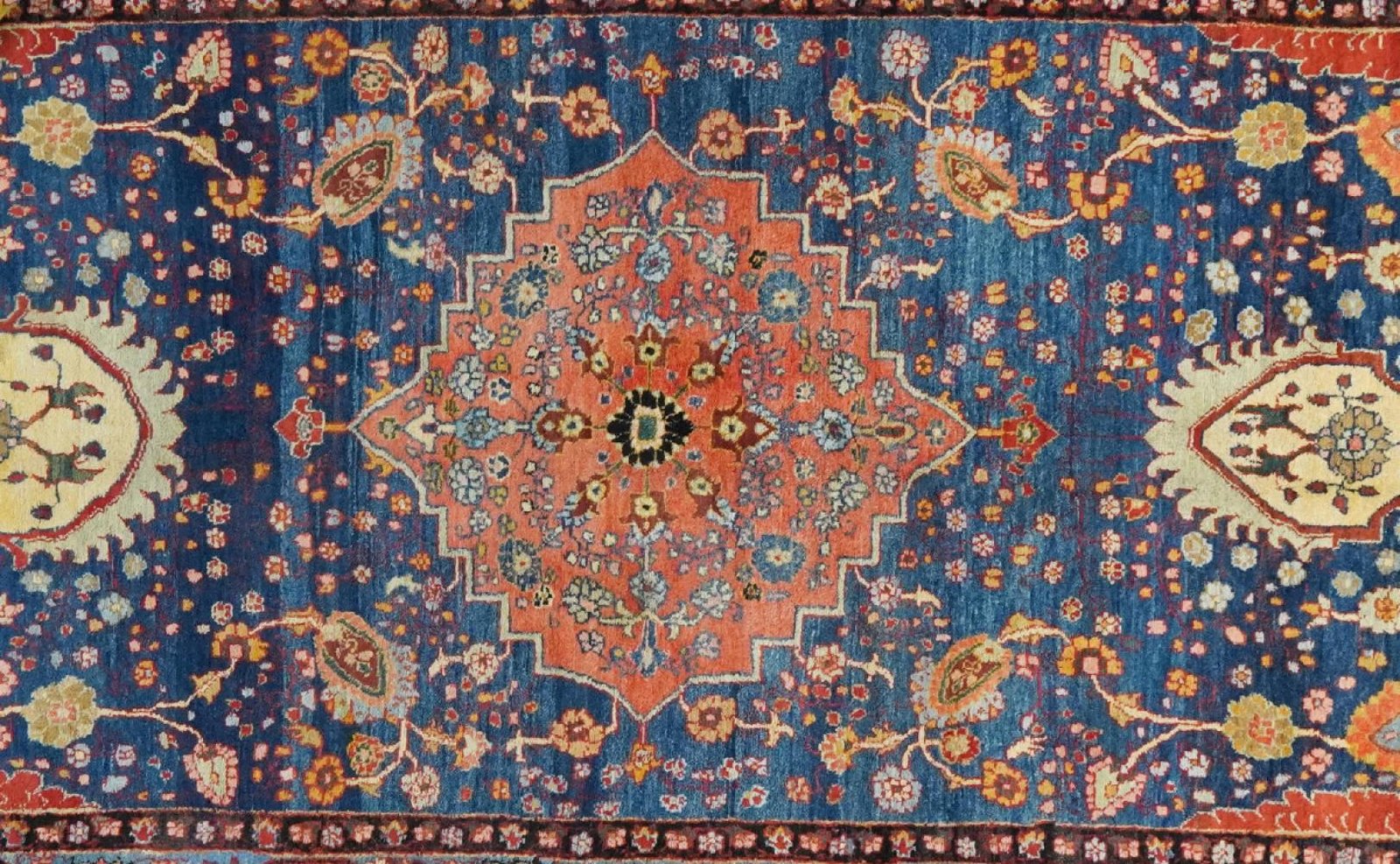 Tabriz — Hand-knotted, 351x410 cm, Beige, 100% Virgin Wool | View 4