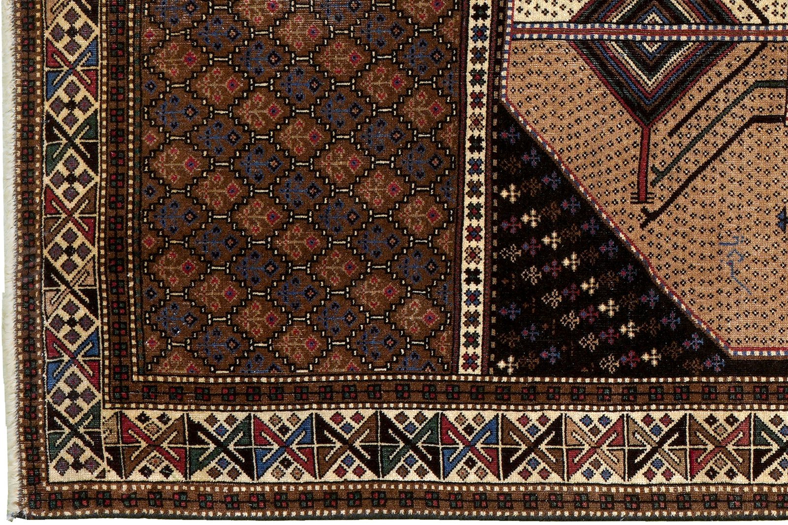 Heritage — Hand-knotted, 108x188 cm, Brown, 100% Virgin Wool | View 3