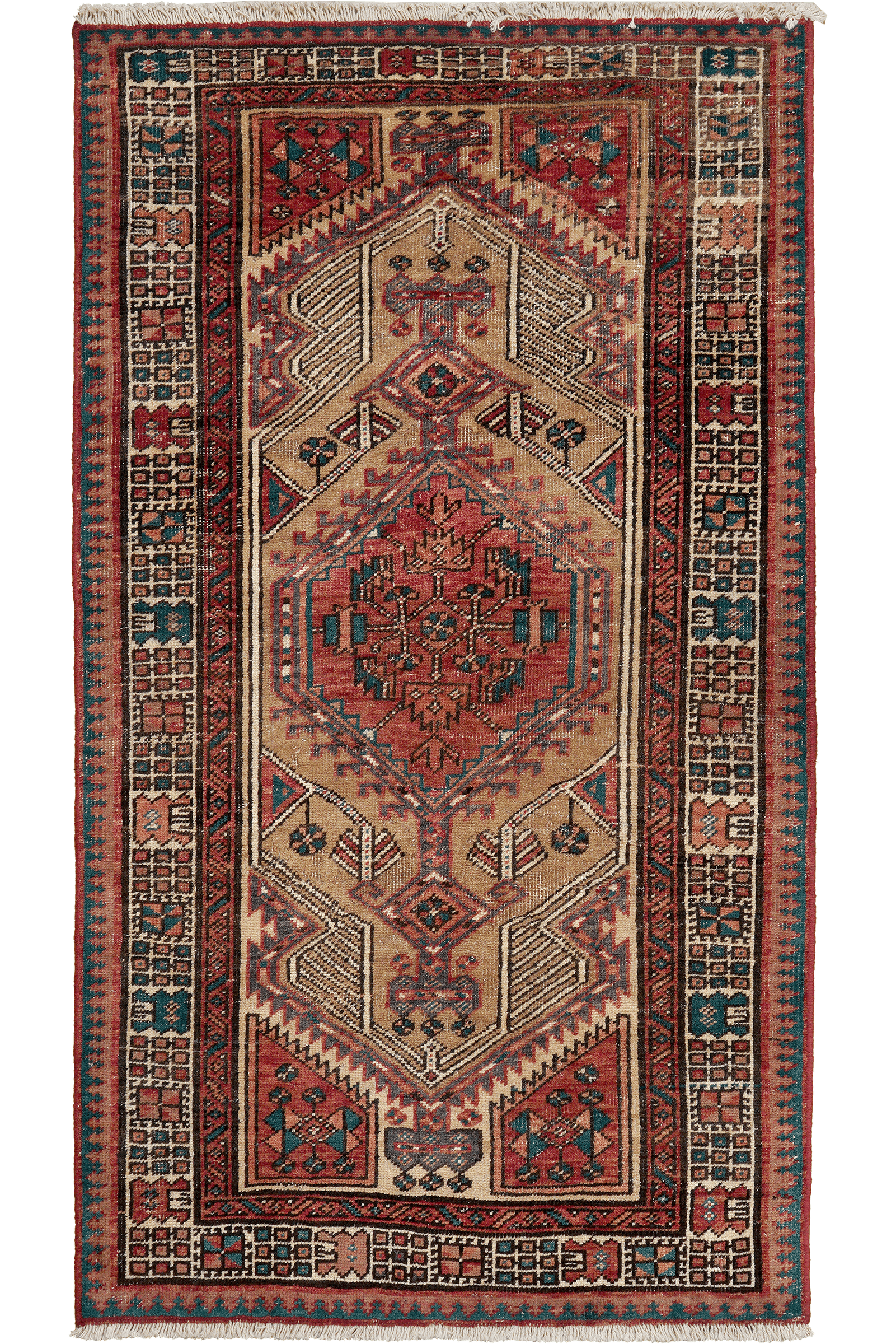 Heritage — Hand-knotted, 94x168 cm, Brown, 100% Virgin Wool | Main view