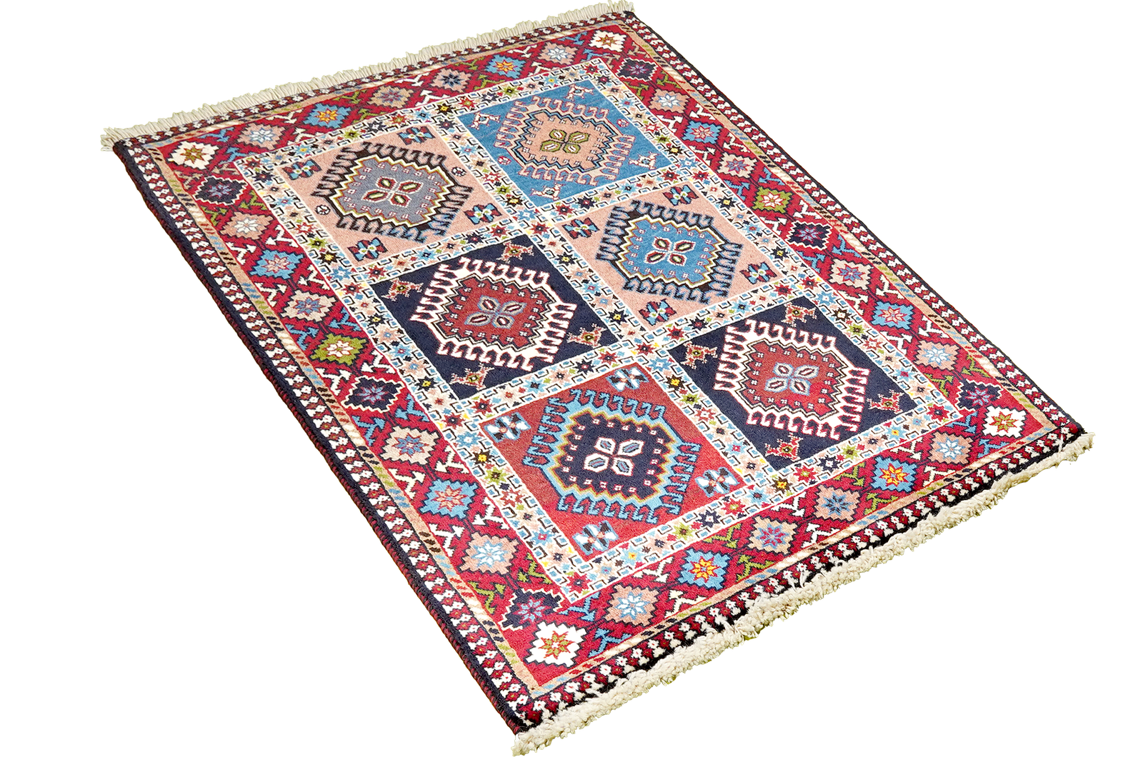 Yalameh — Hand-knotted, 85x139 cm, Multicolor, 100% Virgin Wool | View 4