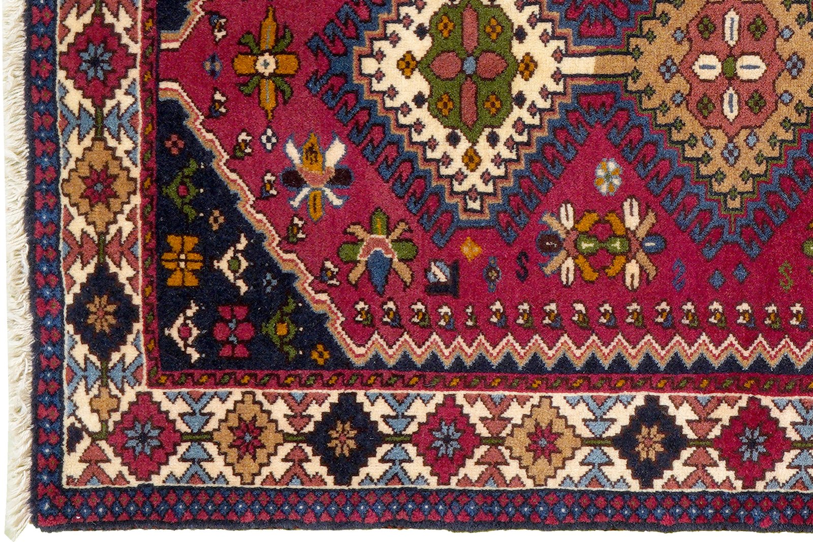 Yalameh — Hand-knotted, 84x191 cm, Red, 100% Virgin Wool | View 3
