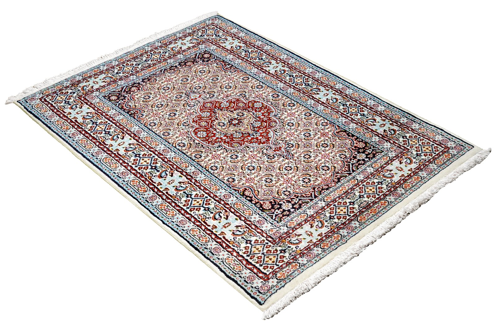 Moud Mahi — Hand-knotted, 78x128 cm, Beige, 100% Virgin Wool | View 4