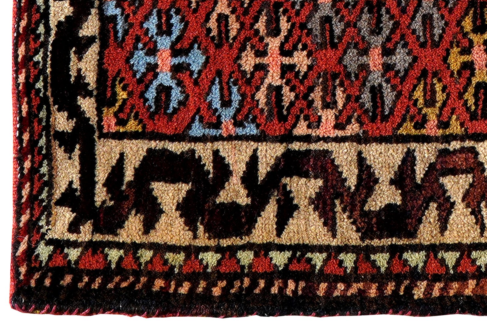 Namakdan — Hand-knotted, 53x46 cm, Red, 100% Virgin Wool | View 4