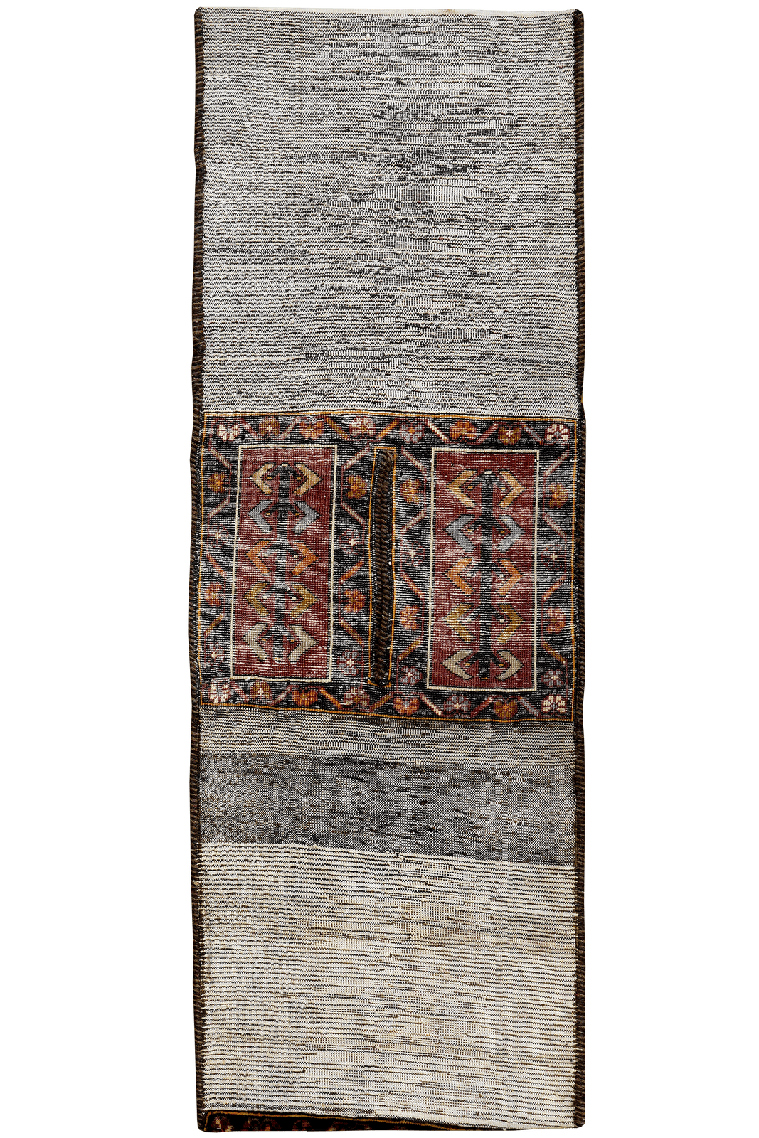 Khorjin — Handmade, 50x140 cm, Red, 100% Virgin Wool | View 3