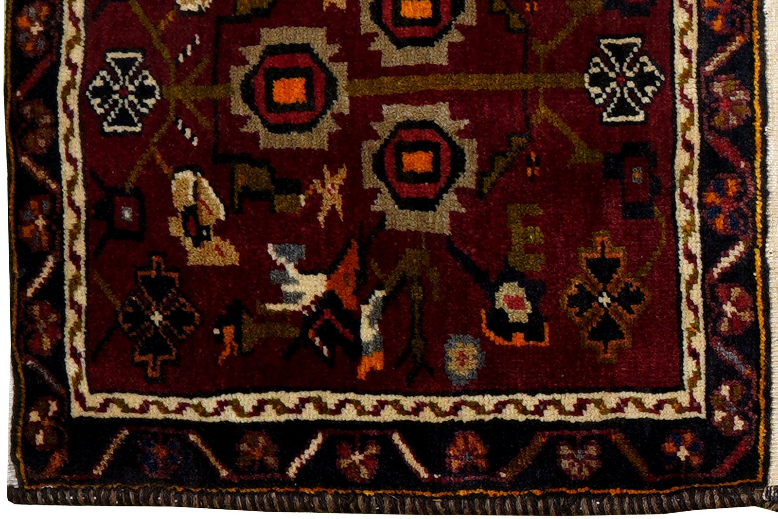 Khorjin — Handmade, 50x140 cm, Red, 100% Virgin Wool | View 4