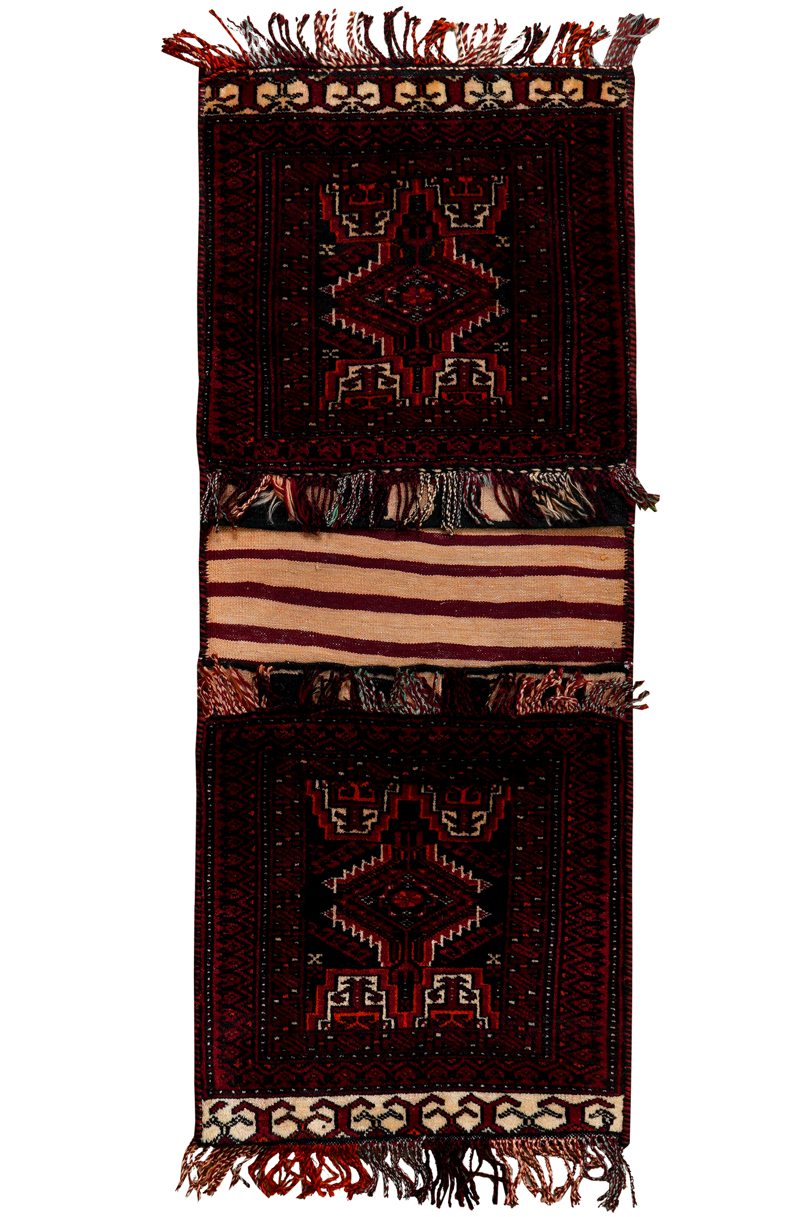 Khorjin — Handgefertigt, 89x48 cm, Rot, 100% Virgin Wool | Main view