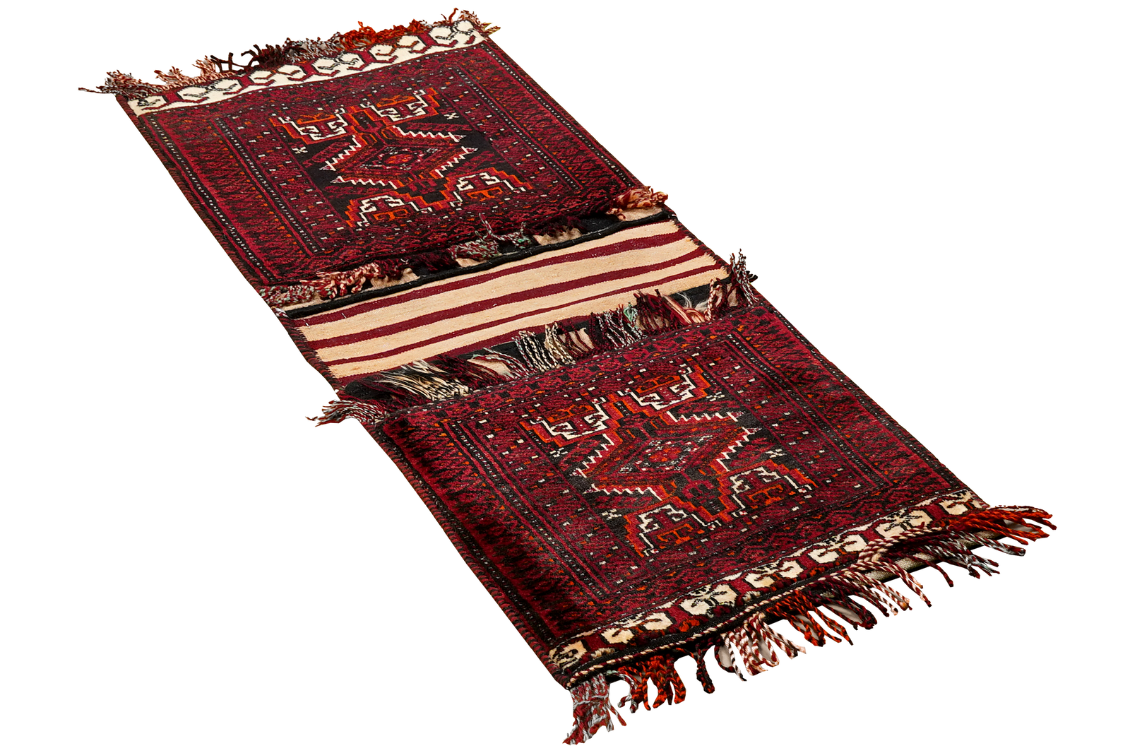 Khorjin — Handgefertigt, 89x48 cm, Rot, 100% Virgin Wool | View 4
