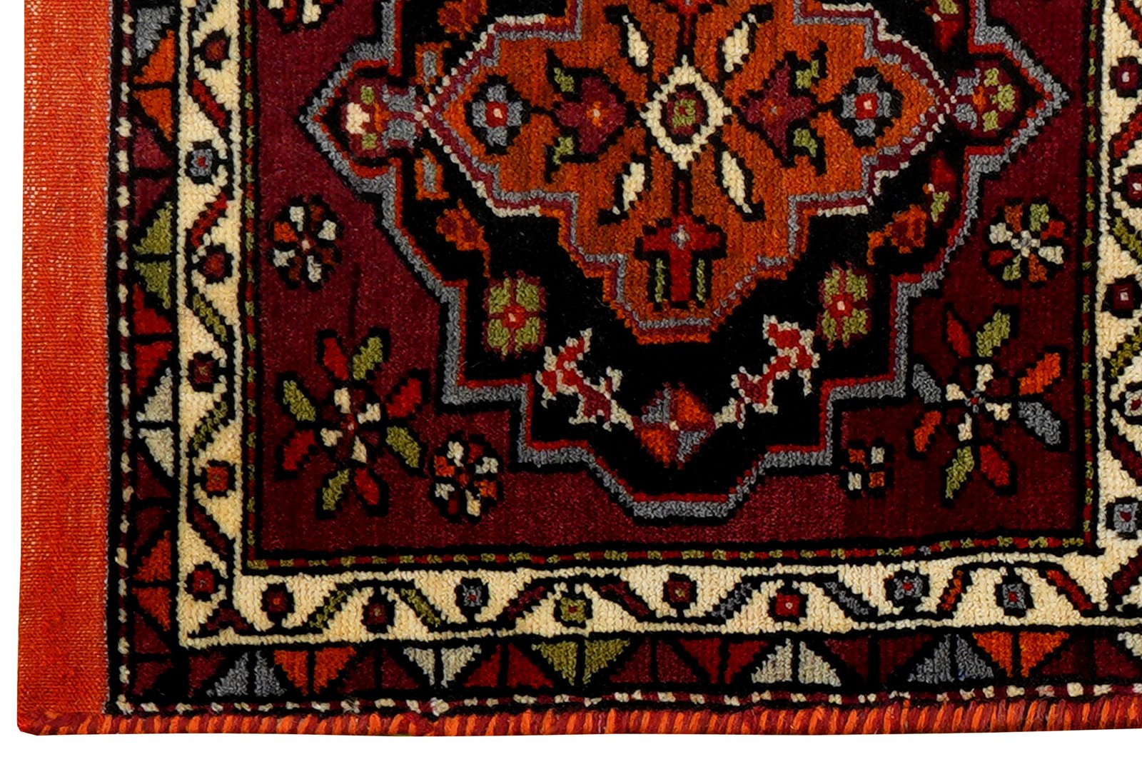 Khorjin — Handmade, 53x128 cm, Red, 100% Virgin Wool | View 4