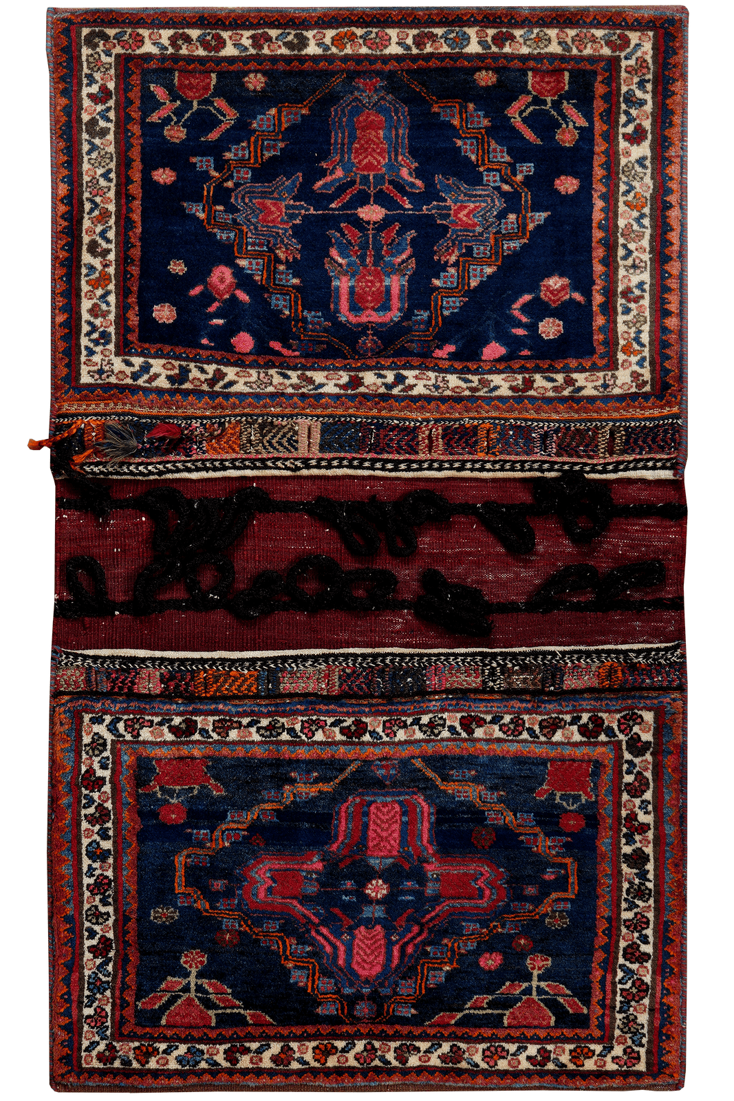 Khorjin — Handmade, 81x98 cm, Blue, 100% Virgin Wool | Main view