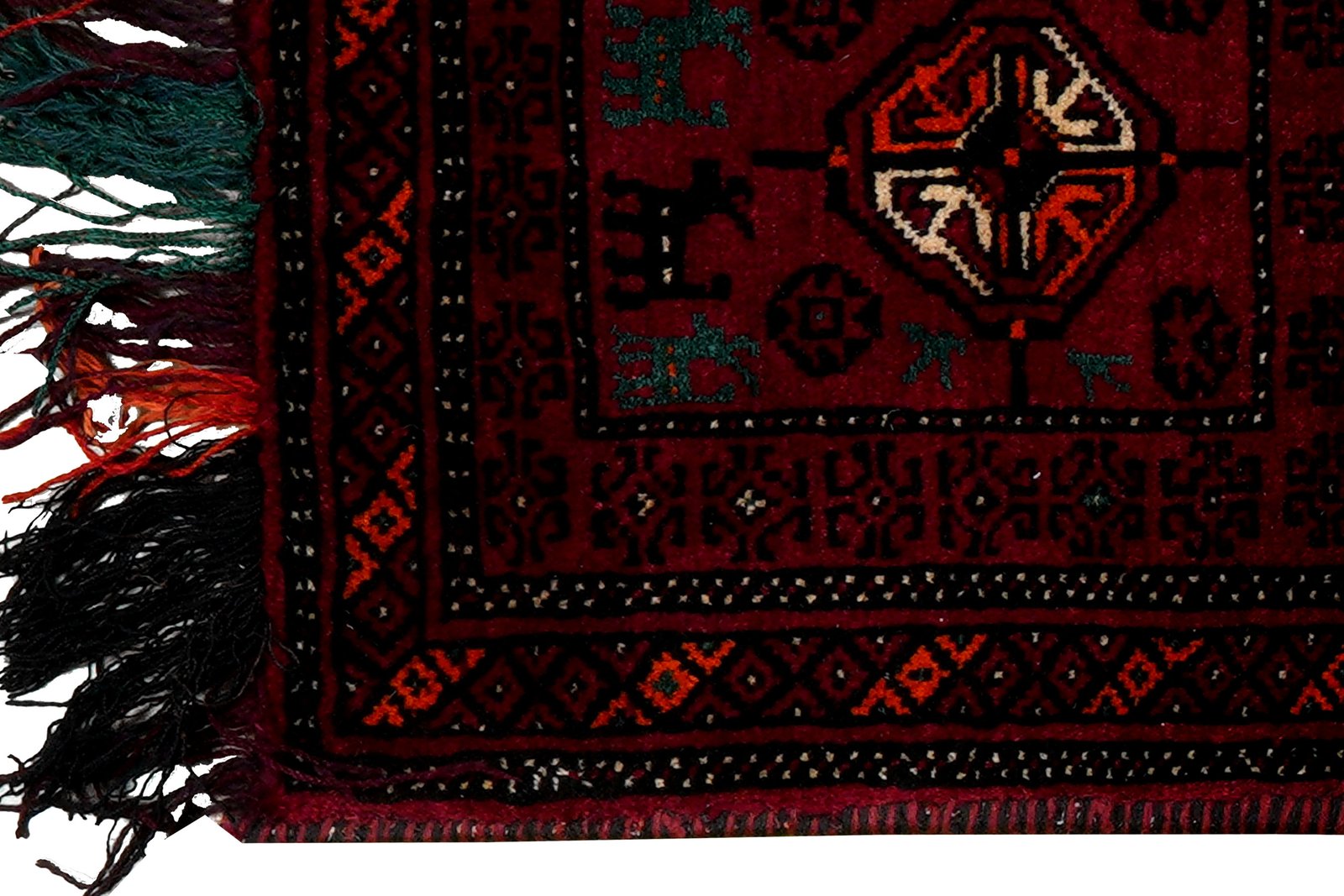 Khorjin — Handmade, 49x95 cm, Red, 100% Virgin Wool | View 4