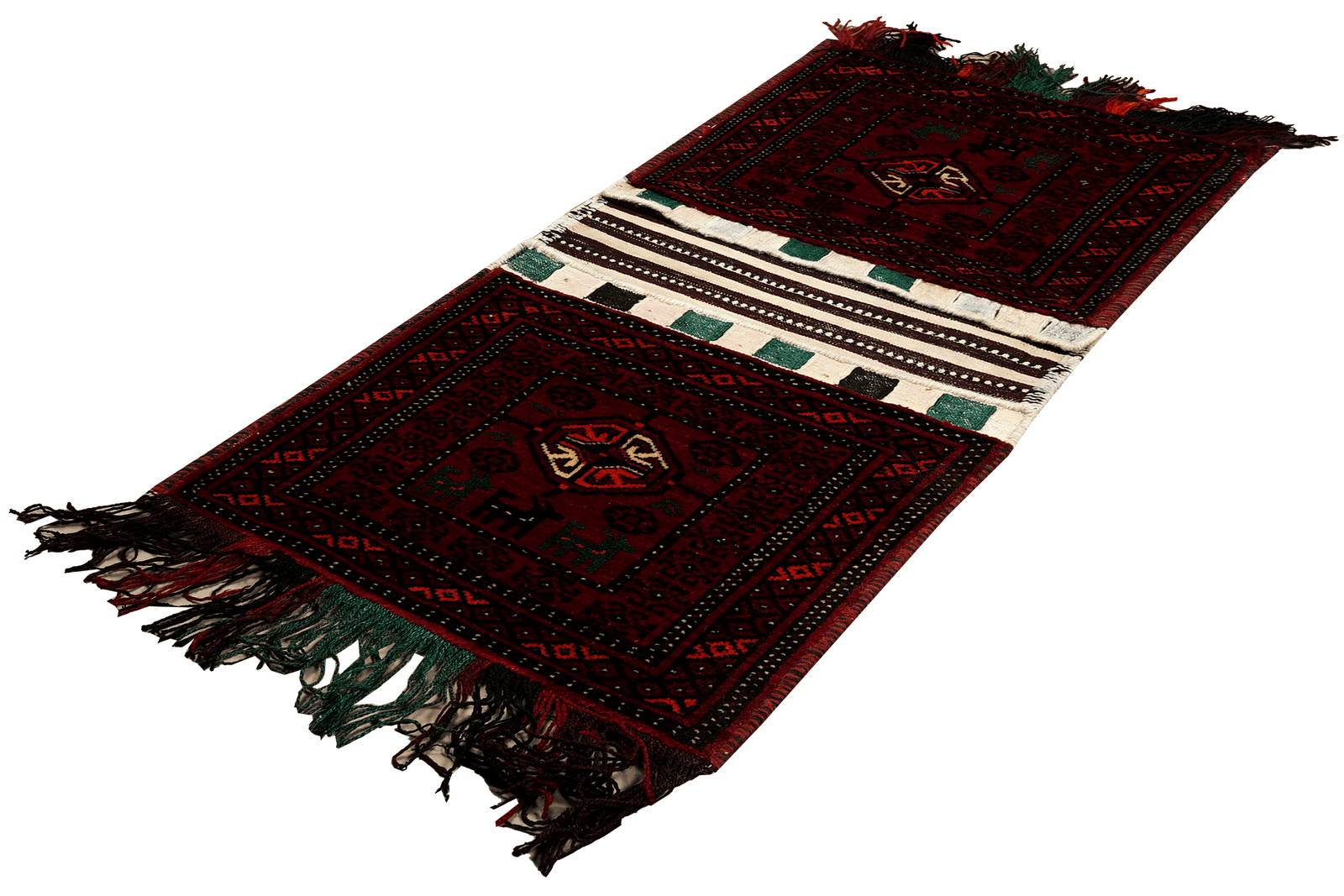 Khorjin — Handmade, 49x95 cm, Red, 100% Virgin Wool | View 6