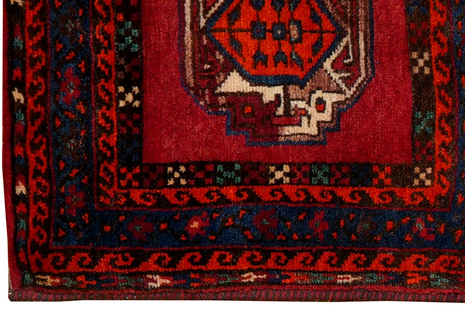 Khorjin — Handmade, 49x92 cm, Red, 100% Virgin Wool | View 4