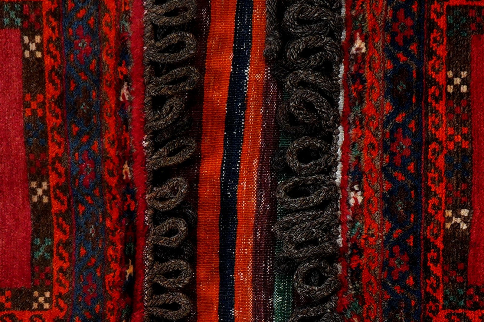 Khorjin — Handmade, 49x92 cm, Red, 100% Virgin Wool | View 7