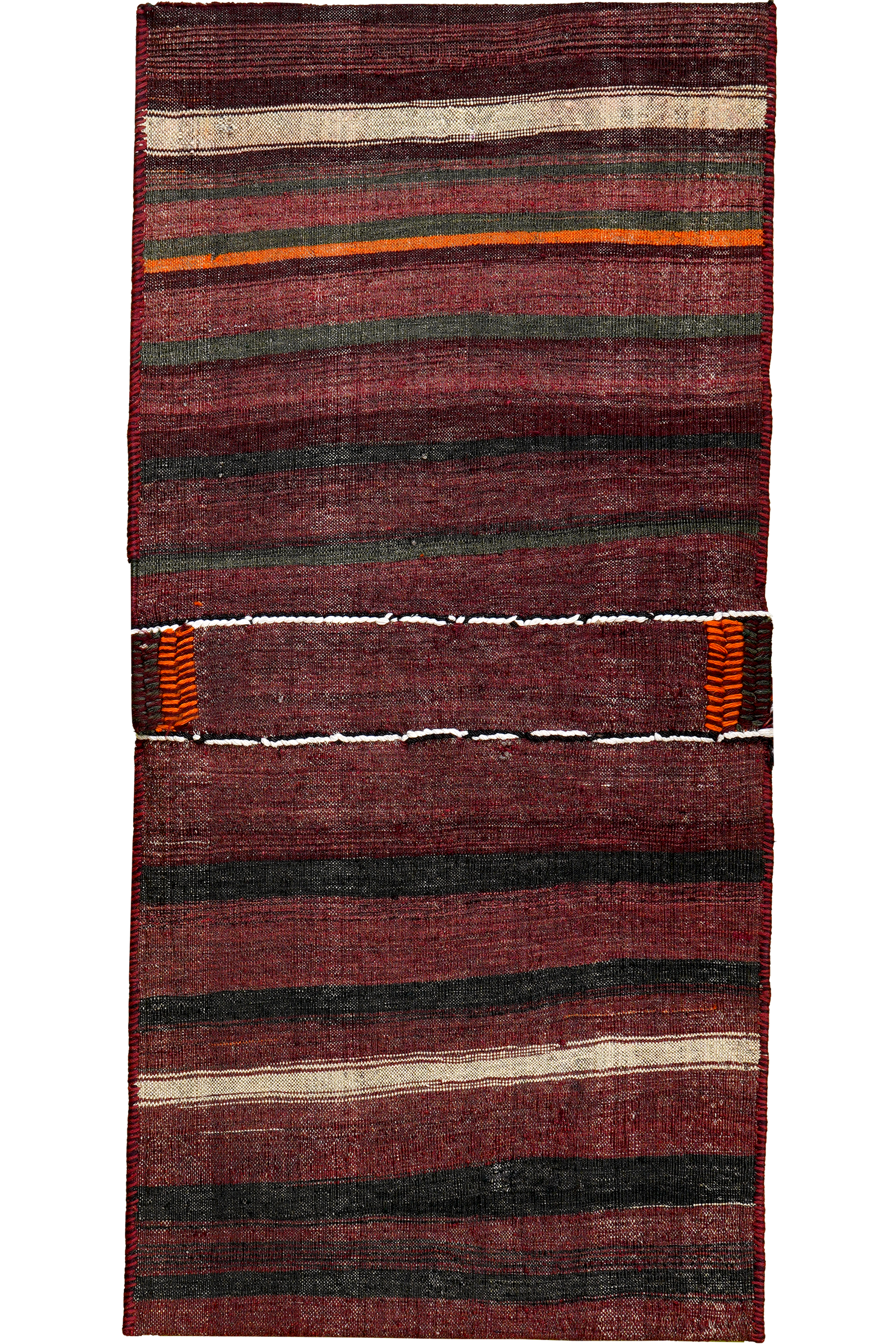Khorjin — Handgefertigt, 117x65 cm, Rot, 100% Virgin Wool | Detail view