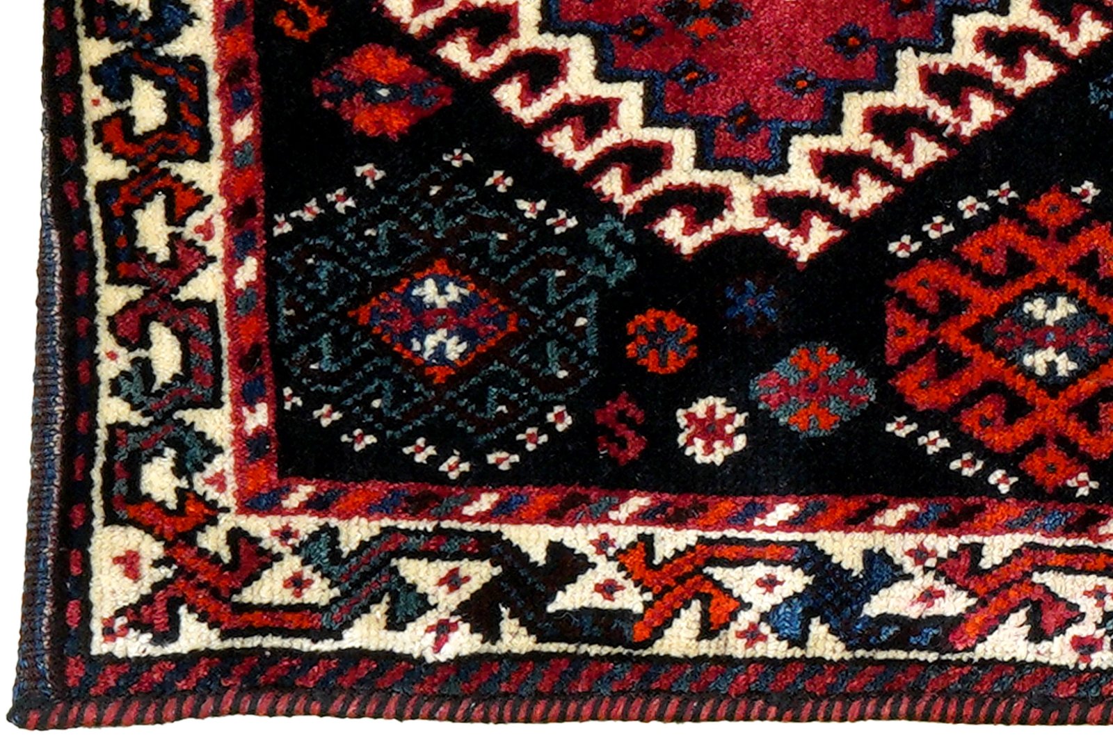 Khorjin — Handmade, 63x111 cm, Blue, 100% Virgin Wool | View 4