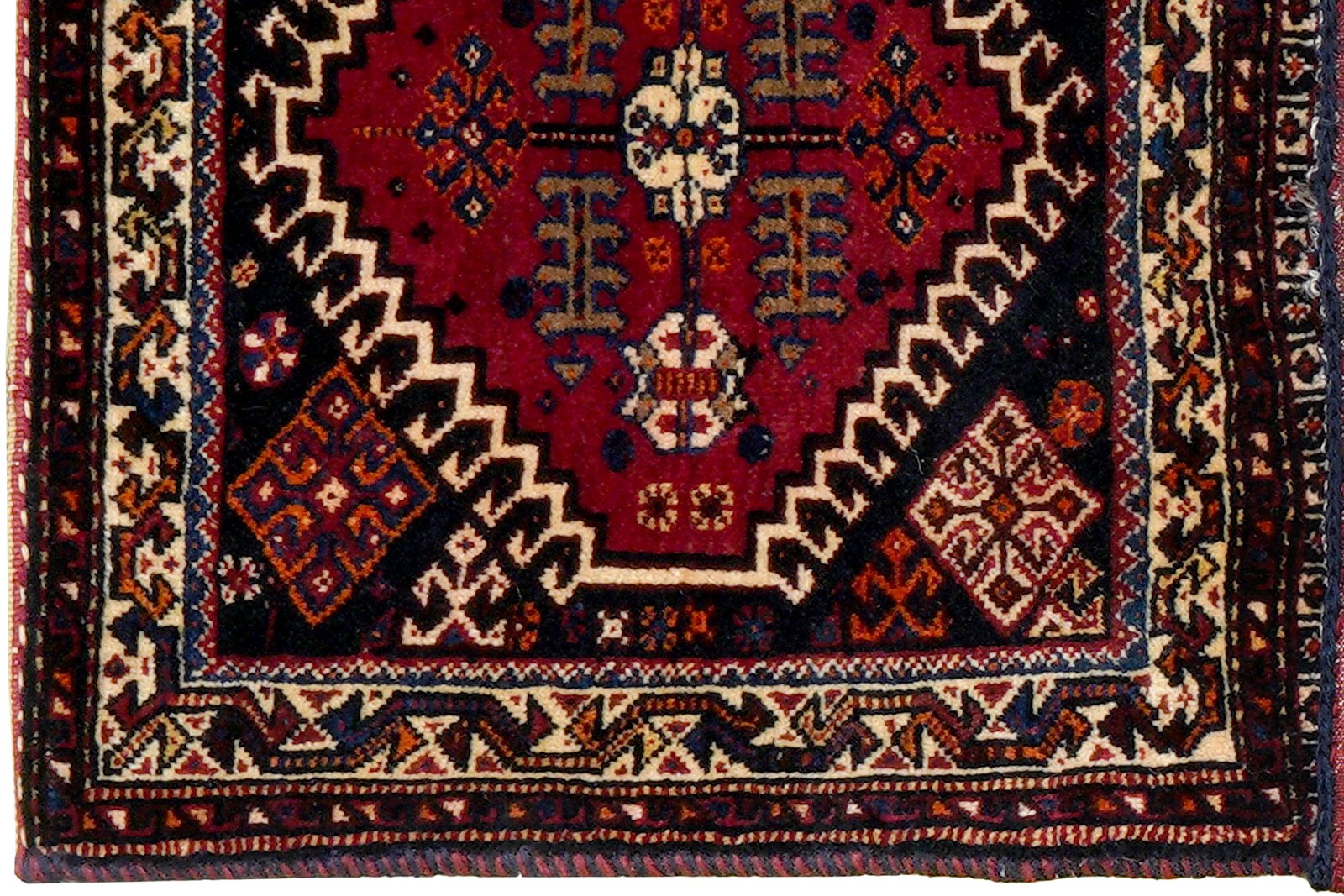 Khorjin — Handmade, 55x94 cm, Blue, 100% Virgin Wool | View 4