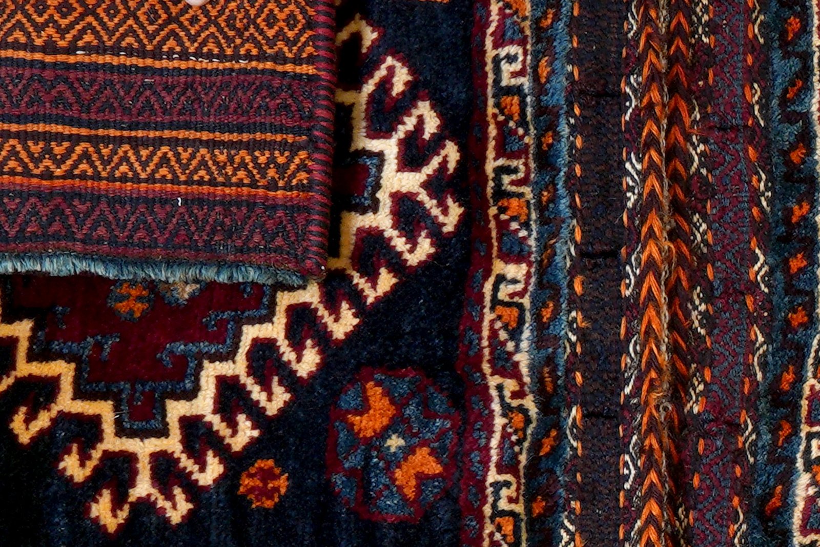 Khorjin — Handmade, 64x100 cm, Blue, 100% Virgin Wool | View 8