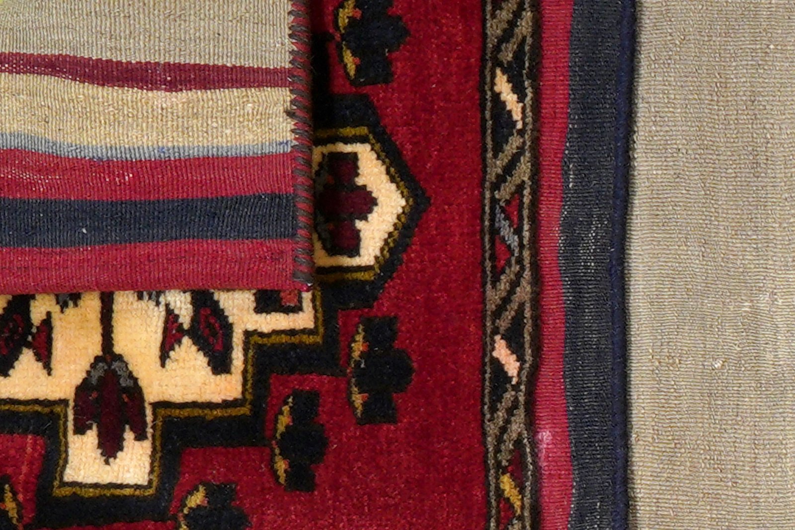 Khorjin — Handmade, 53x123 cm, Red, 100% Virgin Wool | View 8