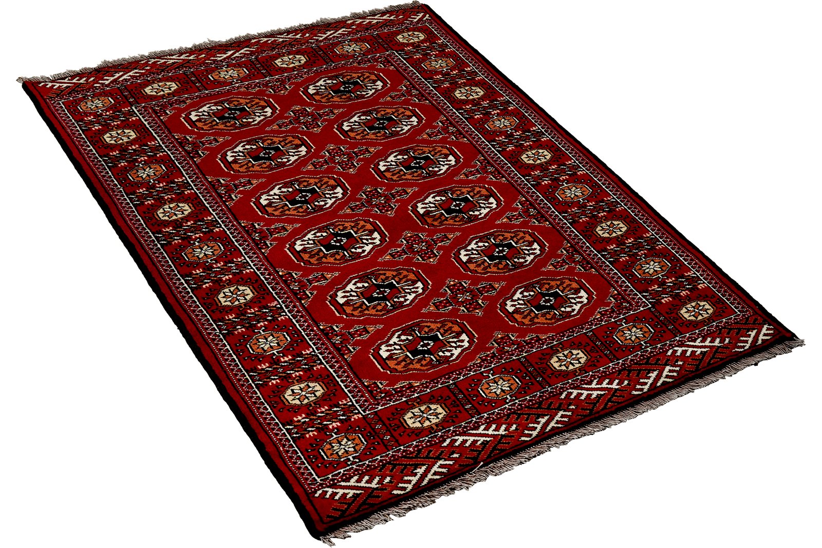 Turkman — Hand-knotted, 103x150 cm, Red, 100% Virgin Wool | View 4