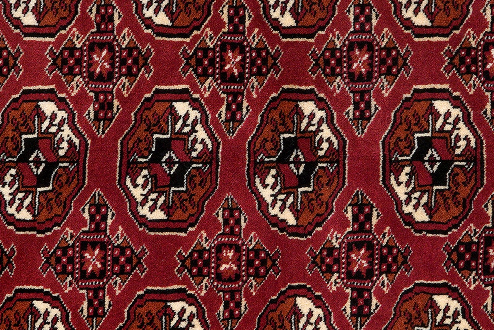Turkman — Hand-knotted, 135x194 cm, Red, 100% Virgin Wool | View 6