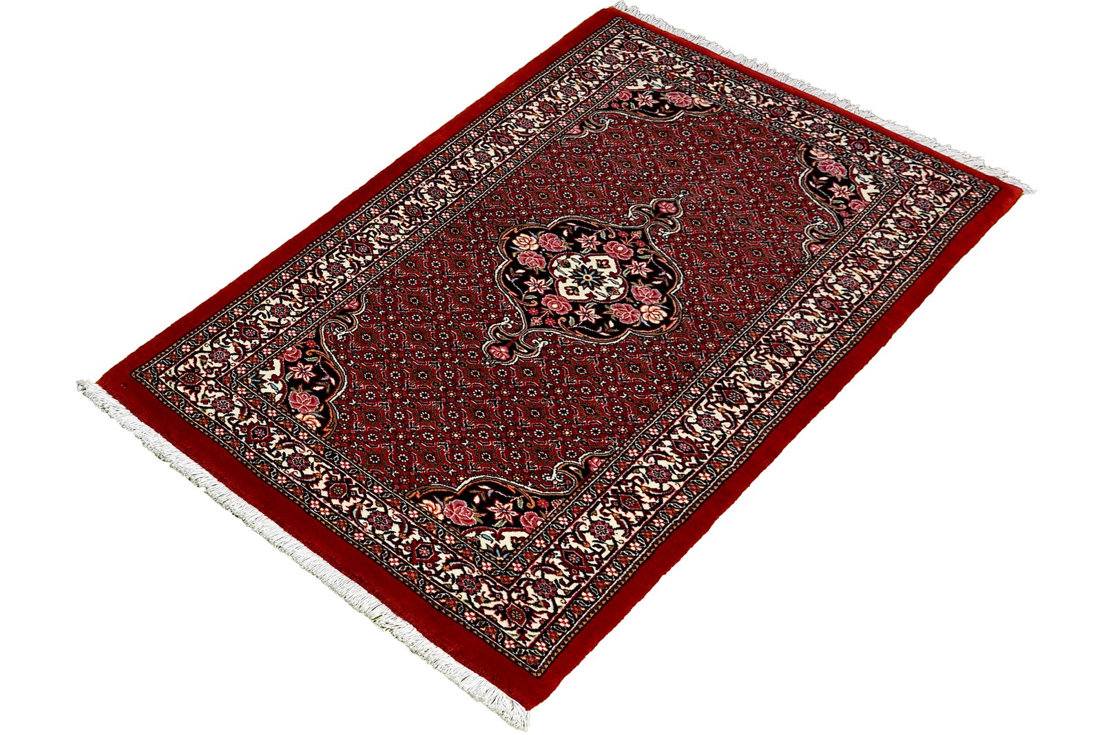 Bidjar Bookan — Hand-knotted, 75x160 cm, Red, 95% Schurwolle, 5% Seide | View 5