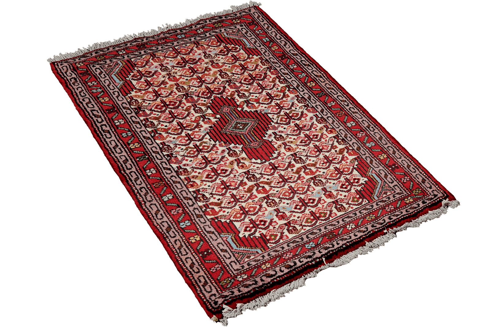 Assadabad — Hand-knotted, 65x95 cm, Beige, 100% Virgin Wool | View 4