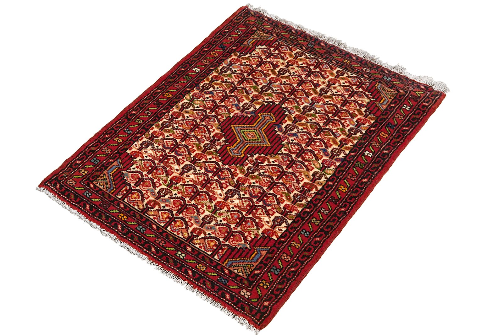 Assadabad — Hand-knotted, 70x102 cm, Multicolor, 100% Virgin Wool | View 5