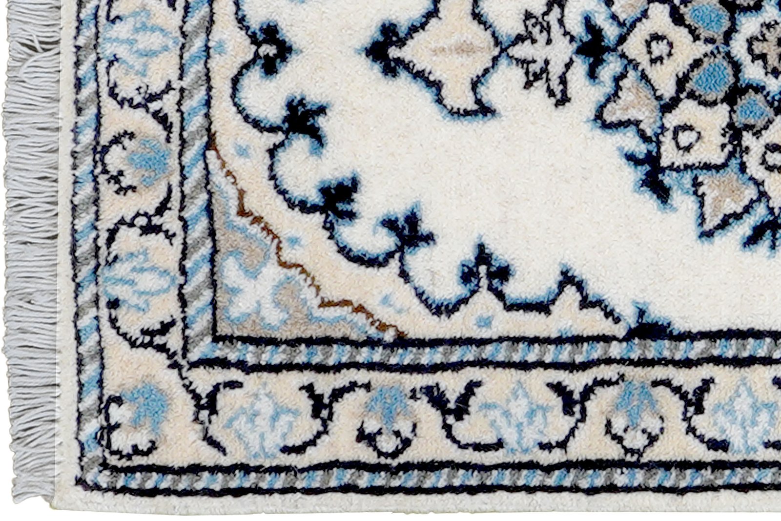 Nain 12La — Hand-knotted, 39x63 cm, Beige, 100% Virgin Wool | View 3