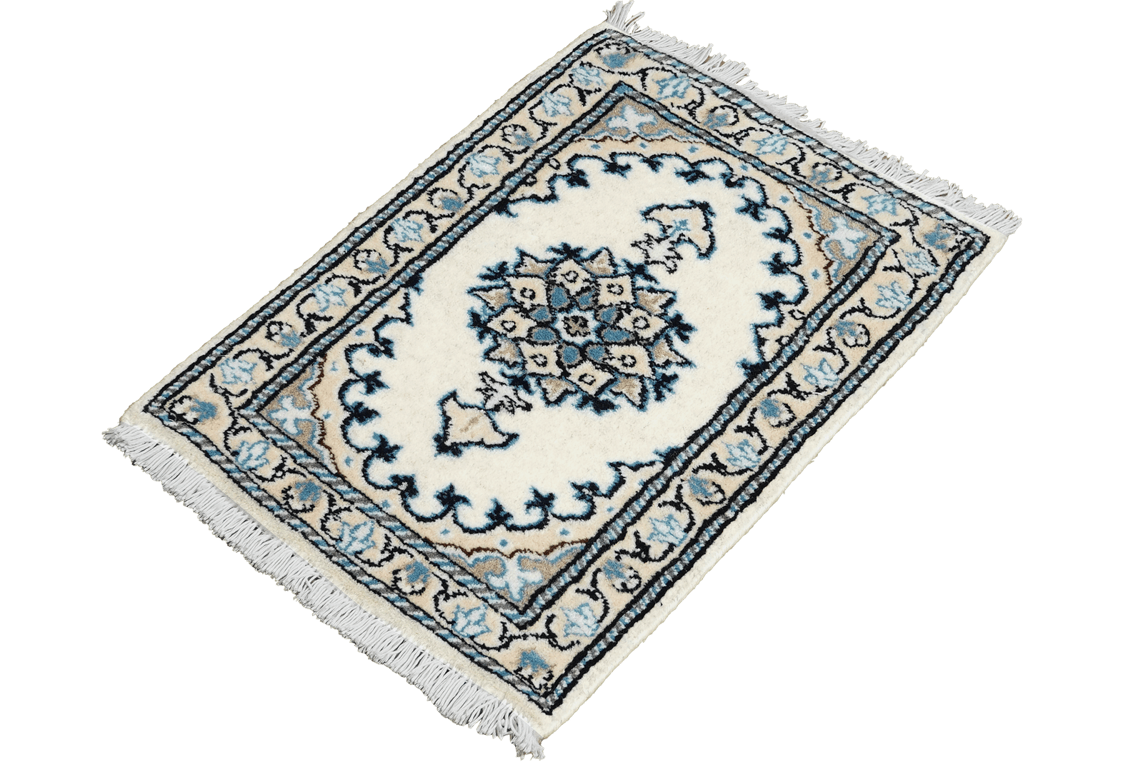 Nain 12La — Hand-knotted, 39x63 cm, Beige, 100% Virgin Wool | View 5