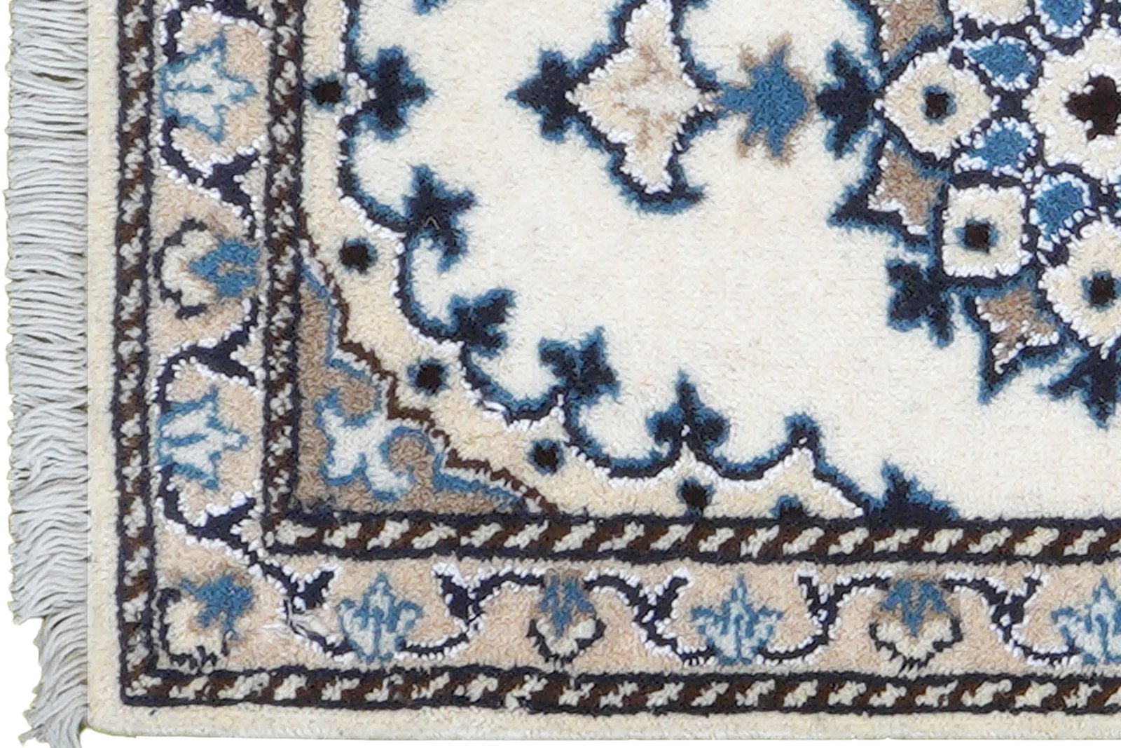 Nain 12La — Hand-knotted, 39x60 cm, Beige, 100% Virgin Wool | View 3