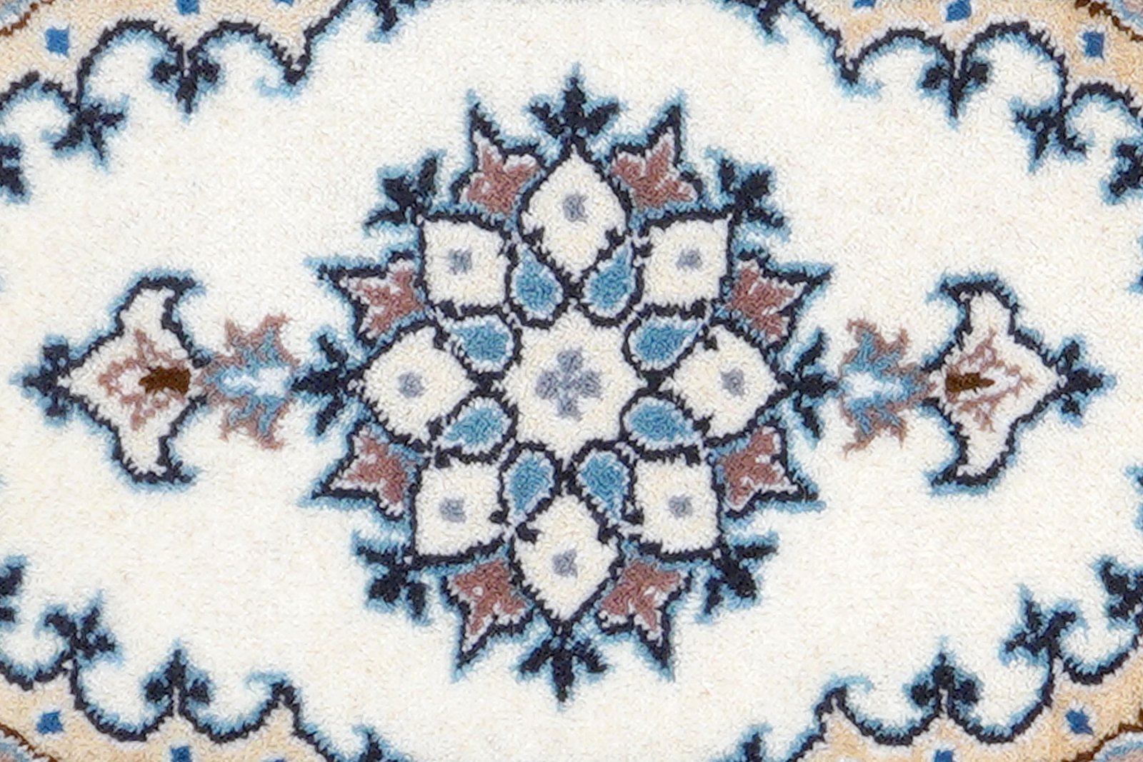 Nain 12La — Hand-knotted, 40x59 cm, Multicolor, 100% Virgin Wool | View 6